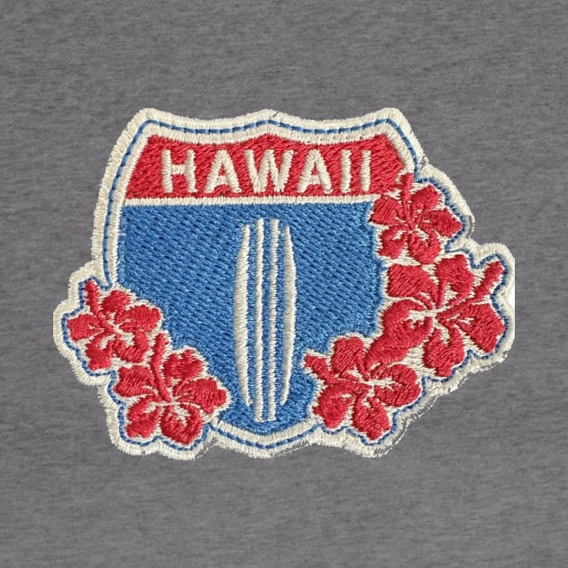 Hawaii Interstate Surf Patch by HaleiwaNorthShoreSign